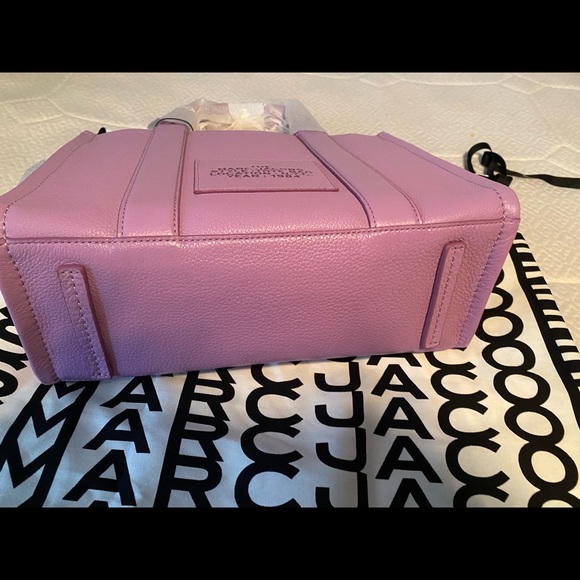 Marc Jacob Regal Orchid Leather Tote Bag - Picture 2 of 5